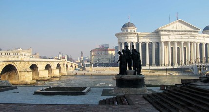 Skopje - alte Steinbrücke